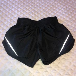 Black athletic shorts